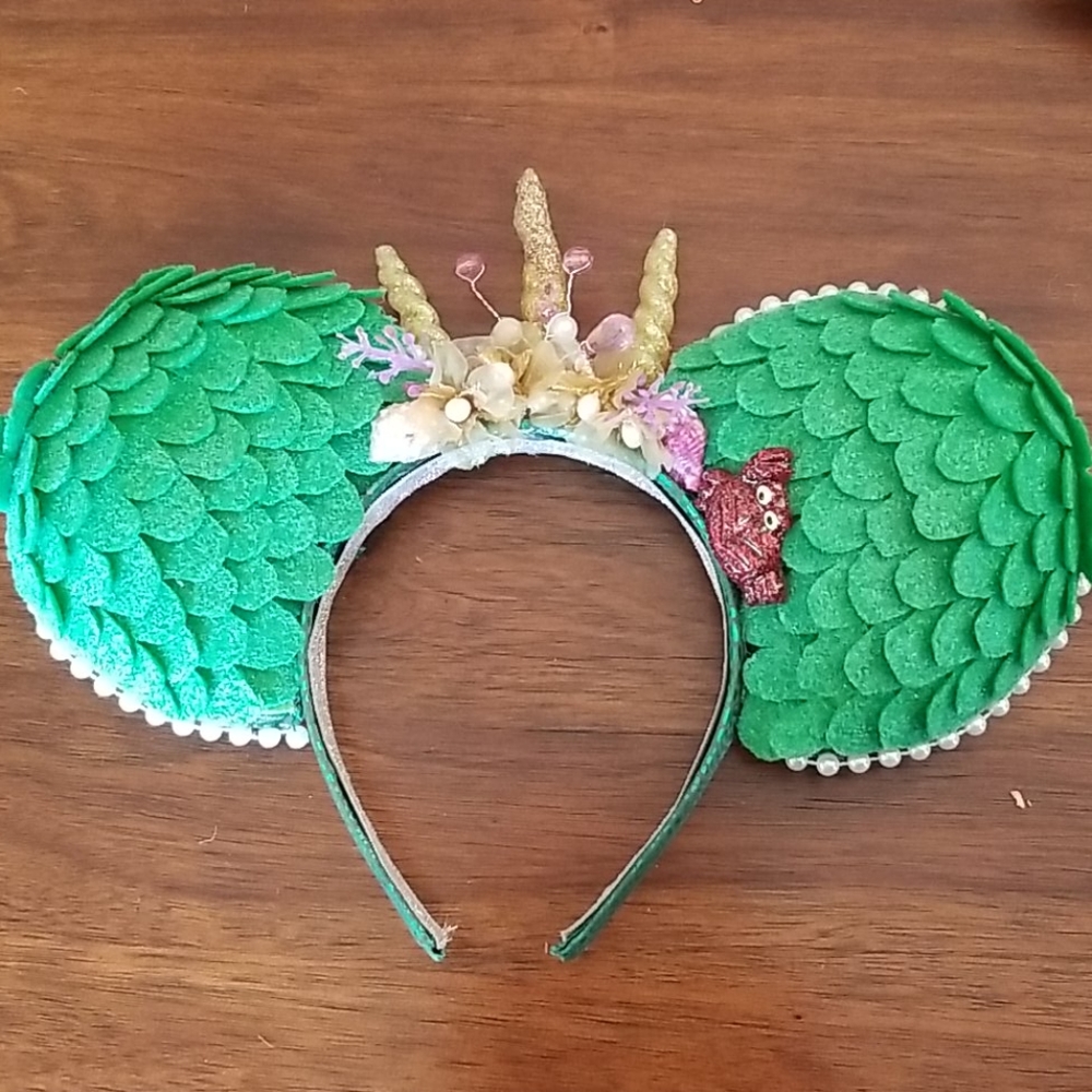 Little Mermaid Minnie Mouse Ears Headband